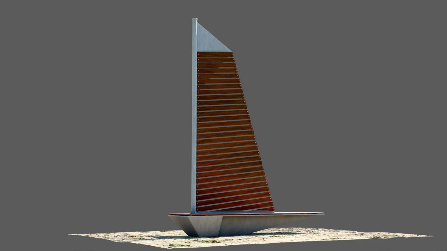 Bancs Voiles 3D Model .c4d .max .obj .3ds .fbx .stl .blend