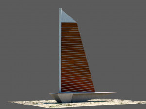 Bancs Voiles 3D 模型