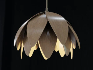 연꽃 봉오리 펜던트 3D 모델