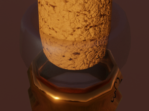 Empty potion bottle 3D-Modell