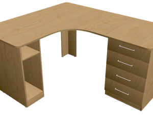 Computer desk 3D 模型