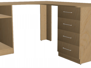 Computer desk 3D 模型
