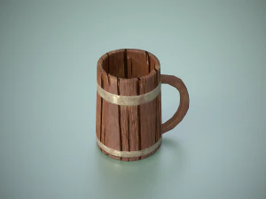Medieval Tableware PROPS PBR Set1 3D Model