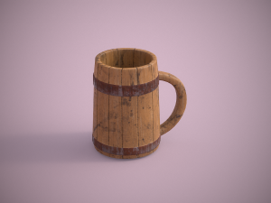 Medieval Tableware PROPS PBR Set2 3D 模型