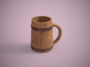 Medieval Tableware PROPS PBR Set2 3D Model
