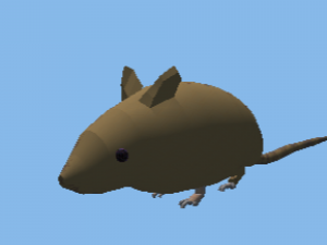 Of lowPoly Mouse 3D Model