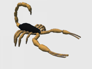 Scorpion lowPoly 3Dモデル