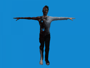 Zombie character 3Dモデル