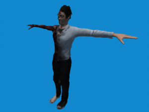 Zombie character 3D 모델