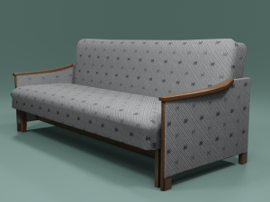 Soviet sofa of the 1960s 3D Model