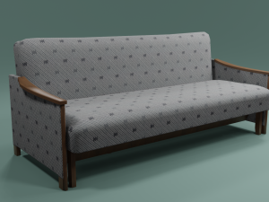 Soviet sofa of the 1960s 3D Model