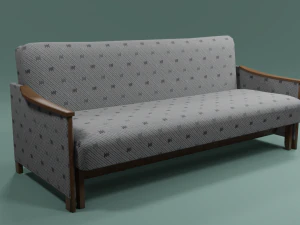 Soviet sofa of the 1960s 3D Model