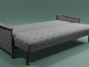 Soviet sofa of the 1960s 3D Model
