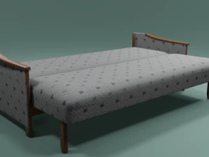 Soviet sofa of the 1960s 3D Model