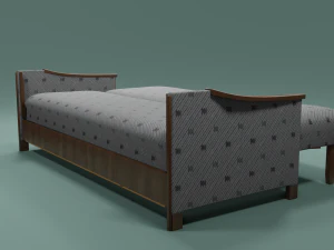 Soviet sofa of the 1960s 3D Model