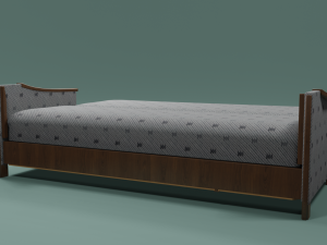 Soviet sofa of the 1960s 3D Model