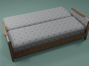 Soviet sofa of the 1960s 3D Model