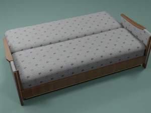 Soviet sofa of the 1960s 3D Model