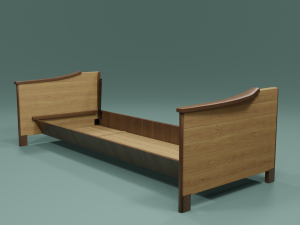 Soviet sofa of the 1960s 3D Model