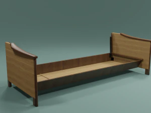 Soviet sofa of the 1960s 3D Model