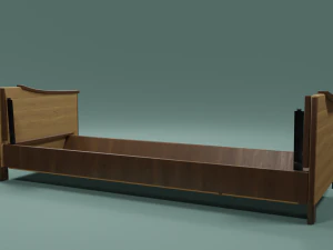 Soviet sofa of the 1960s 3D Model