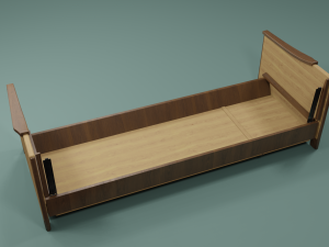 Soviet sofa of the 1960s 3D Model