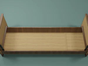 Soviet sofa of the 1960s 3D Model