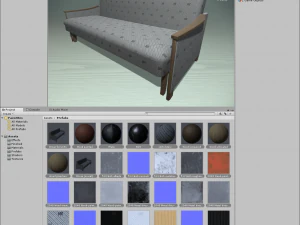 Soviet sofa of the 1960s 3D Model