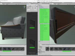 Soviet sofa of the 1960s 3D Model