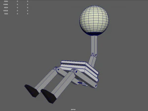 Wooden lamp 3D Model