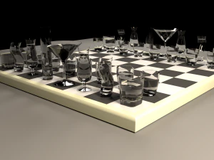 Drunken Chess 3D Model