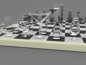 Drunken Chess 3D 模型