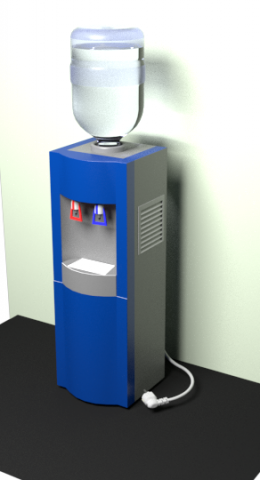Cooler Modelo 3D .c4d .max .obj .3ds .fbx .stl .blend 