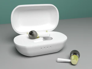 वायरलेस हेडफोन 3D मॉडल