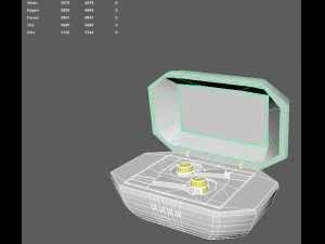 वायरलेस हेडफोन 3D मॉडल