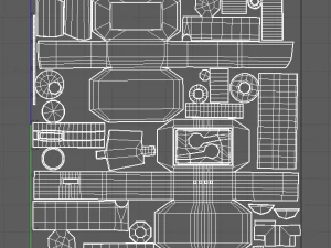 वायरलेस हेडफोन 3D मॉडल