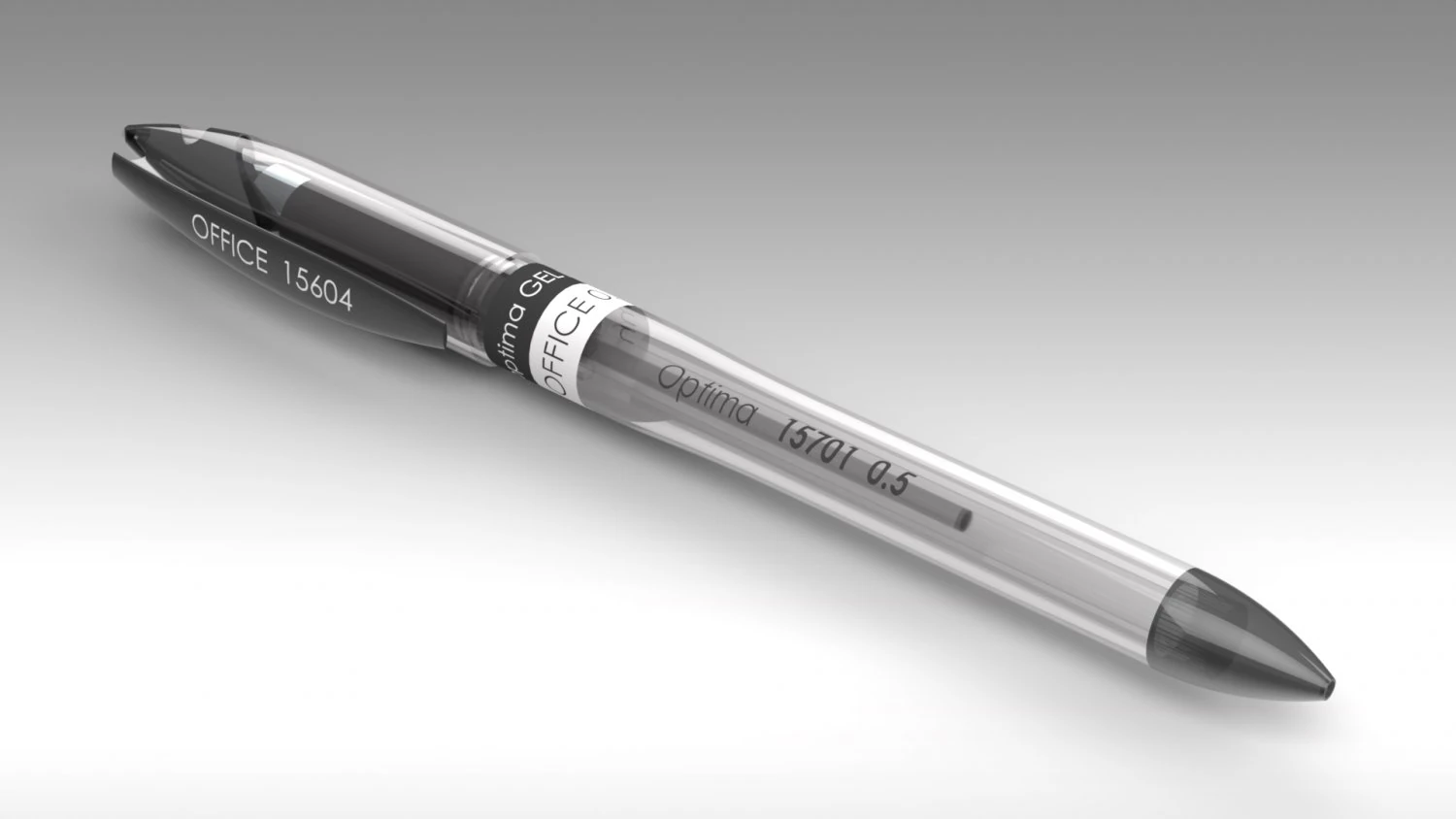 Pen I 3D Model .c4d .max .obj .3ds .fbx .stl .blend 