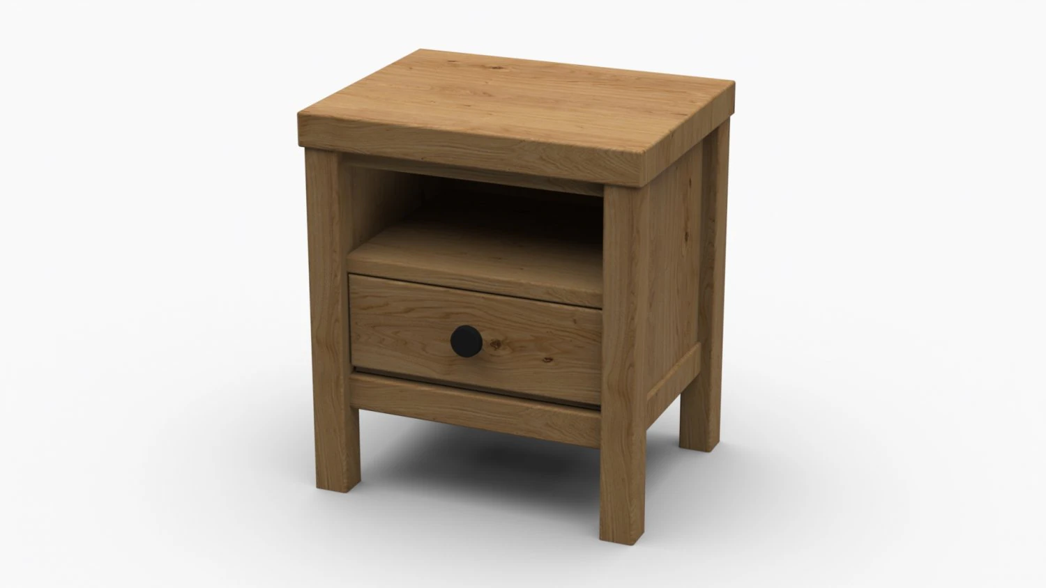 Nightstand I 3D Model .c4d .max .obj .3ds .fbx .stl .blend 