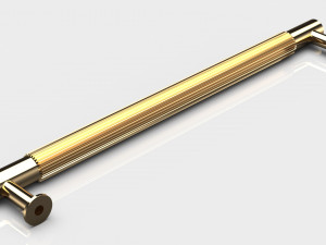 Scandinavian furniture handle PULL BAR PLATE LINEAR 3D 모델