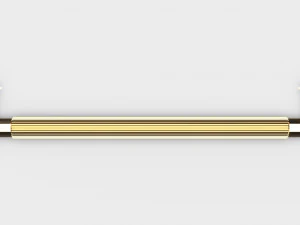 Scandinavian furniture handle PULL BAR PLATE LINEAR 3D Model