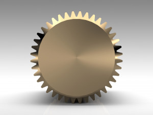 Scandinavian furniture knob PLATE LINEAR Modello 3D