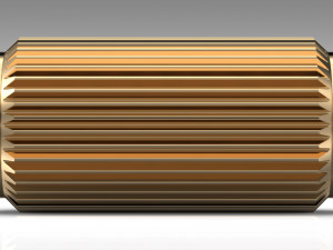 Scandinavian furniture knob PLATE LINEAR Modello 3D