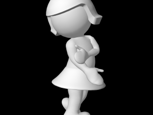 Women standing 3D Baskı Modeli