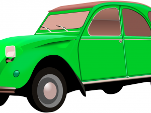 Green car 3D Print Model