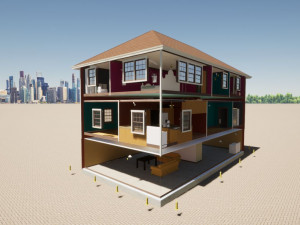 Real Life House 1 3D Модель