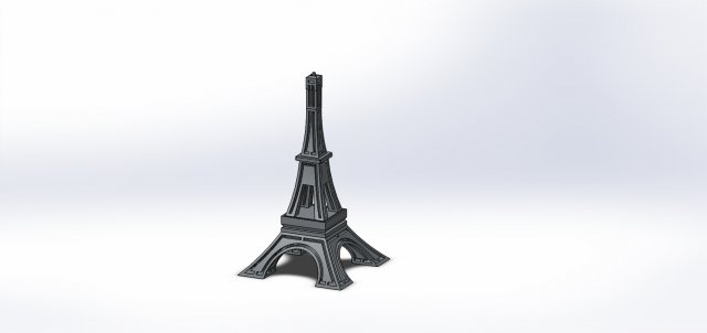 Tour Eiffel modèle 3D . Téléchargement gratuit.