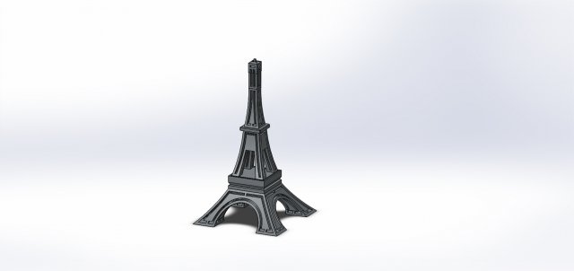 Eiffel Tower 3D प्रिंट मॉडल .c4d .max .obj .3ds .fbx .stl .blend 