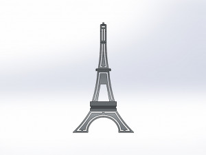 Eiffel Tower 3D प्रिंट मॉडल