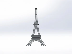 Eyfel Kulesi 3D Baskı Modeli