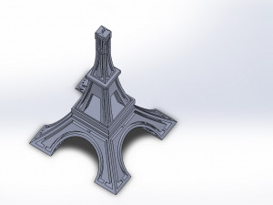 Eiffel Tower 3D प्रिंट मॉडल